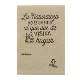 Servilletas de Papel Miniservis Kraft Frases 17x17cm (200 Uds)