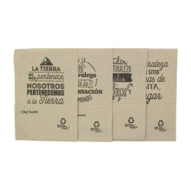 Servilletas de Papel Miniservis Kraft Frases 17x17cm (14.000 Uds)