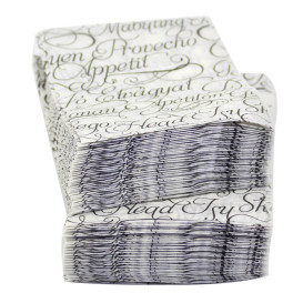 Servilletas Miniservis "Buen Provecho" 17x17cm (200 Uds)