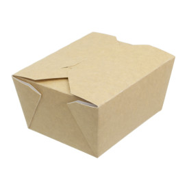 Caja Americana Kraft 11,8x9x6,3cm 650ml (25 Uds)