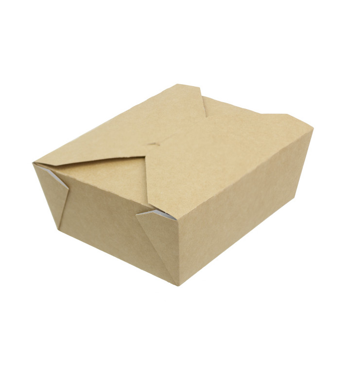 Caja Americana Kraft 15x12x6,5cm 1150ml (25 Uds)