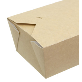 Caja Americana Kraft 11,8x9x6,3cm 650ml (25 Uds)