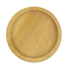 Plato Degustación de Bambú Bicolor Ø5cm (24 Uds)