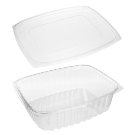 Envase Compostable PLA con Tapa 1420ml (50 Uds)