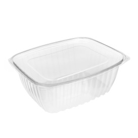 Envase Compostable PLA con Tapa 1890ml (50 Uds)