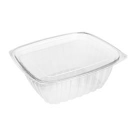 Envase Compostable PLA con Tapa 940ml (50 Uds)