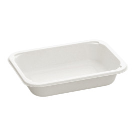 Envase Caña de Azúcar PLA 580ml 18,7x13,6x3,6cm (75 Uds)