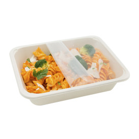 Envase Caña de Azúcar PLA 1350ml 22,7x17,8x5cm (75 Uds)