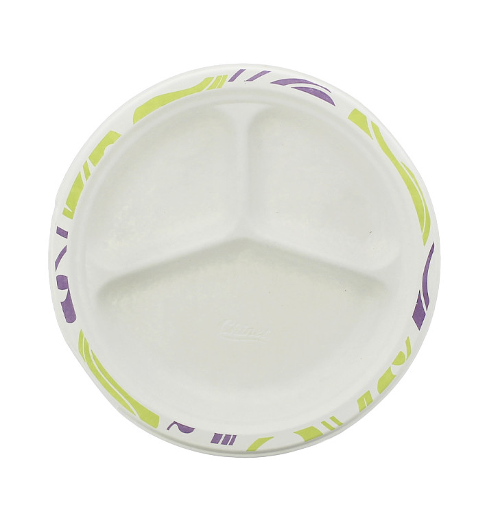 Plato Chinet 3 Compartimentos 260mm Flavour (135 Uds)