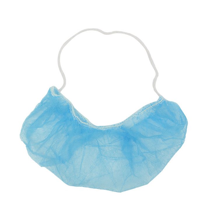 Cubrebarbas en TST de Polipropileno Azul (100 Uds)