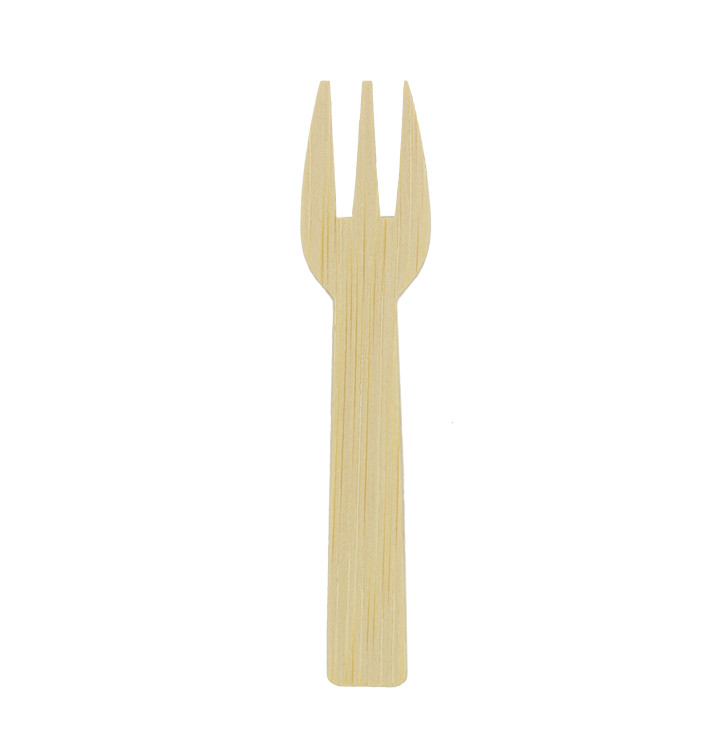 Minitenedor de Bambú Degustación 7,5cm (1.200 Uds)
