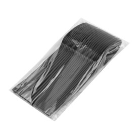 Cuchara Biodegradable CPLA Negro 16,5cm (25 Uds)