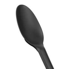 Cuchara Biodegradable CPLA Negro 16,5cm (1.000 Uds)