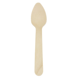 Cucharilla de Madera BIO Enfundada 11cm (25 Uds)