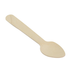 Cucharilla de Madera BIO Enfundada 11cm (25 Uds)
