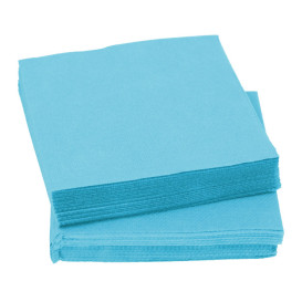 Servilleta de Papel Micropunto 20x20cm 2C Turquesa (90 Uds)