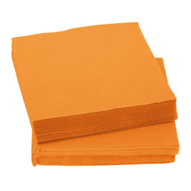 Servilleta de Papel Micropunto 20x20cm 2C Naranja (100 Uds)