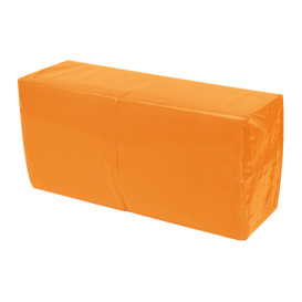 Servilleta de Papel Micropunto 20x20cm 2C Naranja (100 Uds)