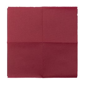 Servilleta de Papel Micropunto 20x20cm 2C Burdeos (100 Uds)