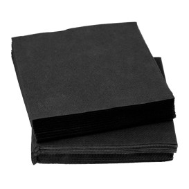Servilleta de Papel Micropunto 20x20cm 2C Negra (2.400 Uds)