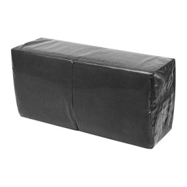 Servilleta de Papel Micropunto 20x20cm 2C Negra (2.400 Uds)