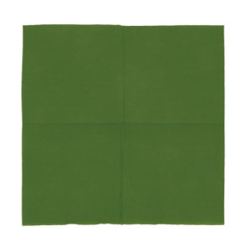 Servilleta de Papel Micropunto 20x20cm 2C Verde (2.400 Uds)