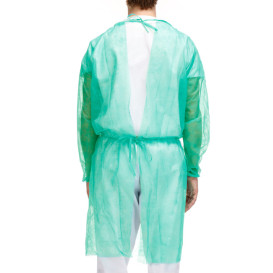Bata TST PP Verde Cierre Trasero con Cintas XL 20gr (100 Uds)