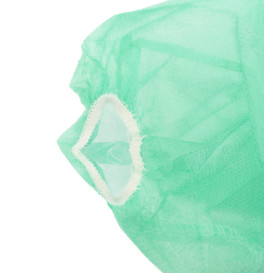 Bata TST PP Verde Cierre Trasero con Cintas XL 20gr (100 Uds)