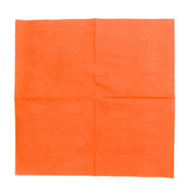 Servilleta de Papel Cocktail 20x20cm 2C Naranja (100 Uds)