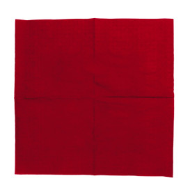 Servilleta de Papel Cocktail 20x20cm 2C Burdeos (100 Uds)