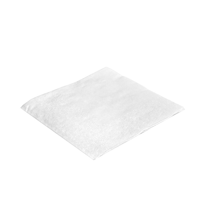 Servilleta de Papel Cocktail 20x20cm 2C Blanca (100 Uds)
