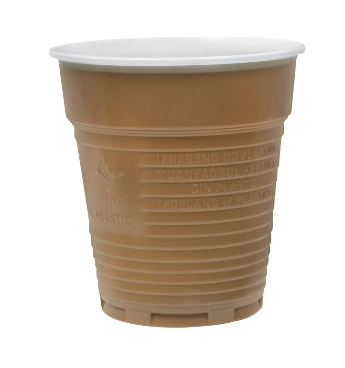 Vaso de Plástico PS Vending Bicolor 166ml Ø7,0cm (100 Uds)