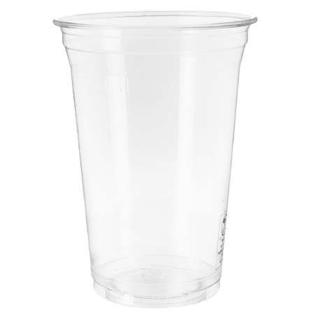 Vaso Compostable PLA Transparente 550ml Ø9,5cm (70 Uds)
