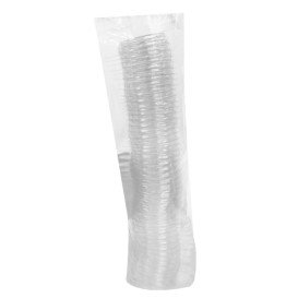 Tapa PET Transparente para Tarrina Salsas 30ml Ø4,3cm (50 Uds)