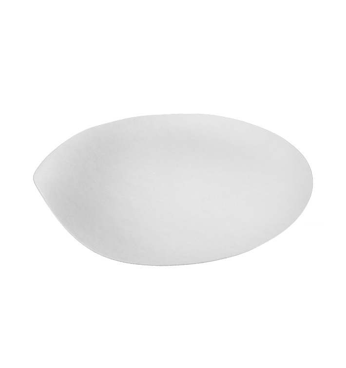 Plato Wasara Blanco Biodegradable Maru M (200 Uds)
