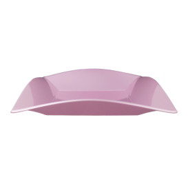 Plato Llano Reutilizable PP Violeta Nice Pearl 23cm (300 Uds)