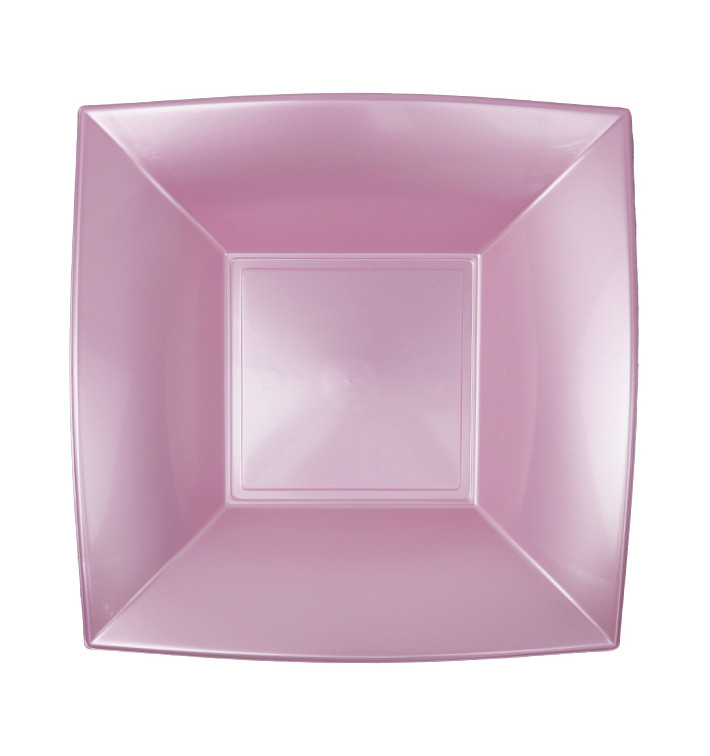 Plato Hondo Reutilizable PP Violeta Nice Pearl 18cm (300 Uds)