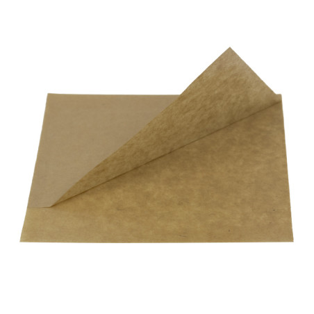 Bolsa Antigrasa Abierta 15x13/10cm Natural (100 Uds)