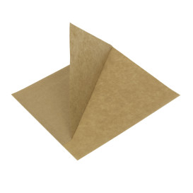 Bolsa Antigrasa Abierta 15x13/10cm Natural (100 Uds)
