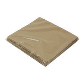 Bolsa Antigrasa Abierta 15x13/10cm Natural (100 Uds)