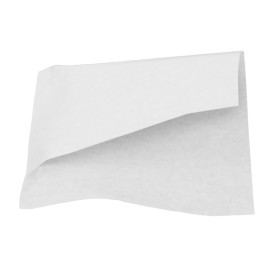 Bolsa Antigrasa Abierta 15x13/10cm Blanco (100 Uds)