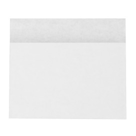 Bolsa Antigrasa Abierta 15x13/10cm Blanco (100 Uds)