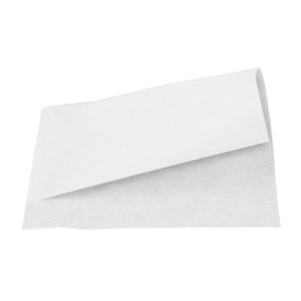 Bolsa Antigrasa Abierta 20x13/10cm Blanco (100 Uds)