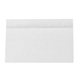 Bolsa Antigrasa Abierta 20x13/10cm Blanco (100 Uds)