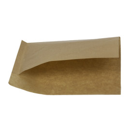 Bolsa Antigrasa Abierta 20x13/10cm Natural (100 Uds)