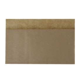 Bolsa Antigrasa Abierta 20x13/10cm Natural (100 Uds)