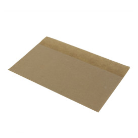 Bolsa Antigrasa Abierta 20x13/10cm Natural (100 Uds)