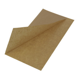 Bolsa Antigrasa Abierta 25x13/10cm Natural (100 Uds)