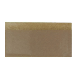 Bolsa Antigrasa Abierta 25x13/10cm Natural (4000 Uds)