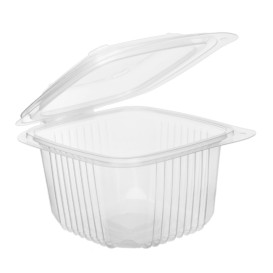 Tarrina Bisagra PP Transparente 375ml 123x114mm (50 Uds)